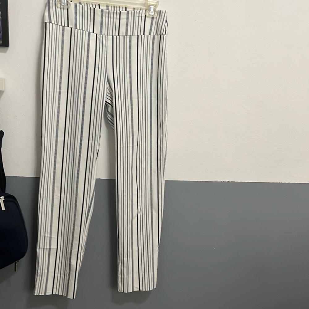 Zac & Rachel Women’s pants striped black and white dress pants